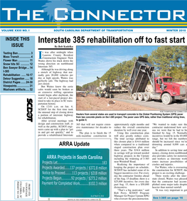 Interstate 385 Rehabilitation Off to Fast Start ISSUE by Bob Kudelka