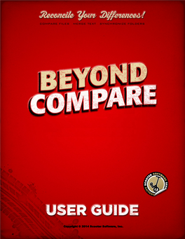 Beyond Compare User Guide