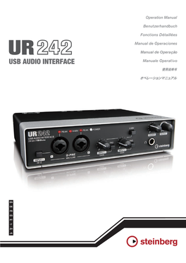 Usb Audio Interface