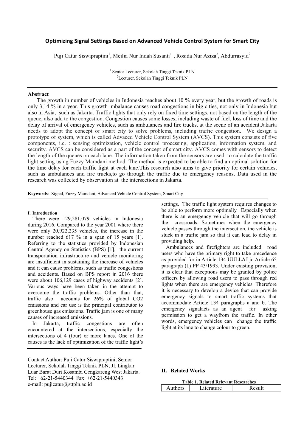 Optimizing Signal Settings Based on Advanced Vehicle Control System for Smart City