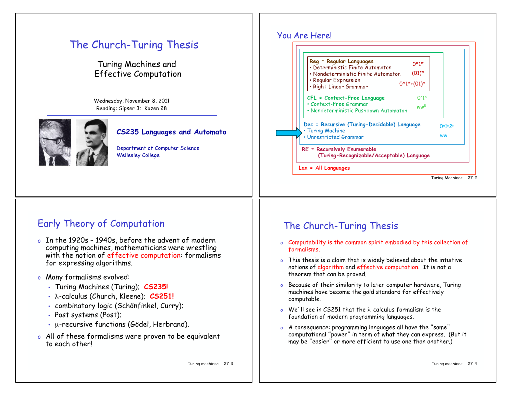 Turing Machines