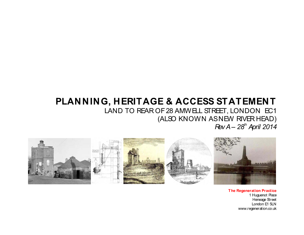 Planning, Heritage & Access Statement