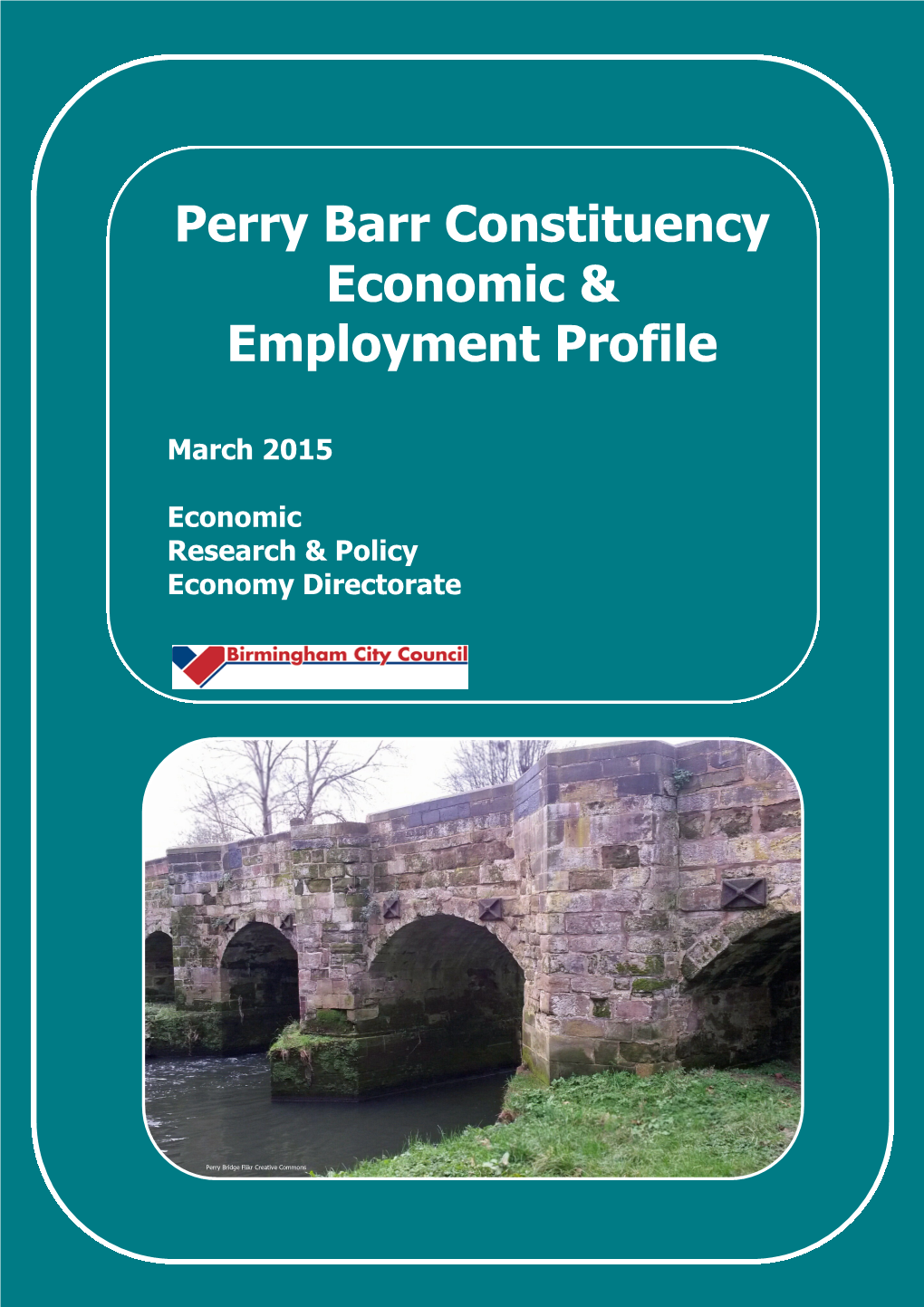Perry Barr Constituency Economic & Employment Profile
