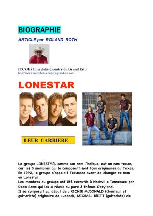 Biographie Lonestar