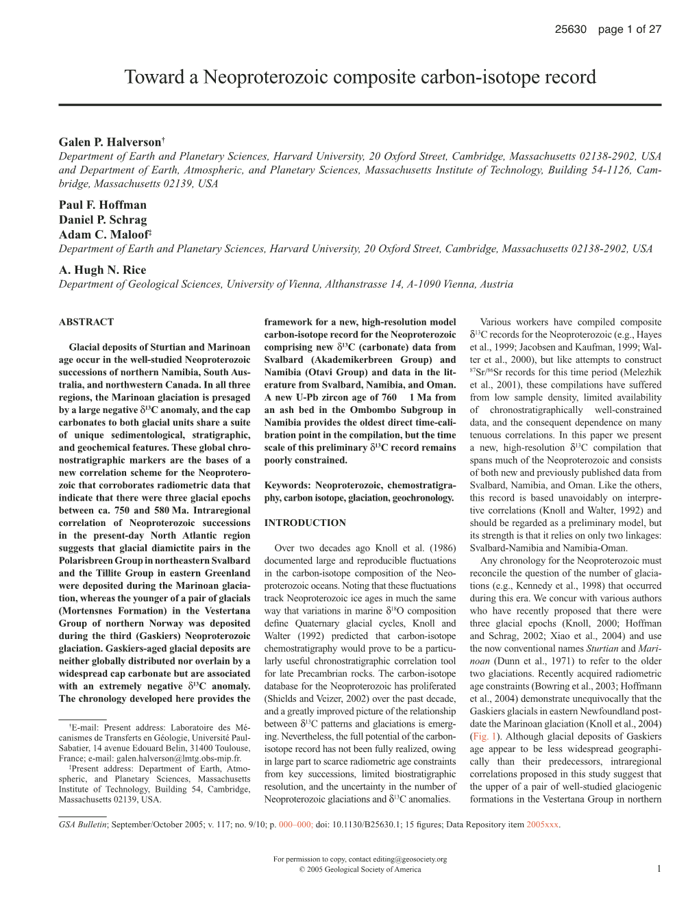 Toward a Neoproterozoic Composite Carbon-Isotope Record