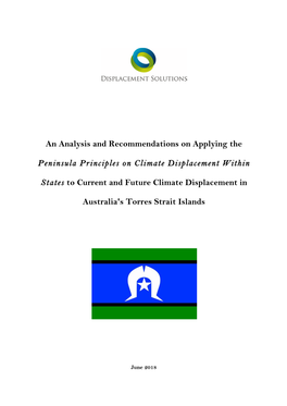 Torres Strait Islands and Climate Displacement