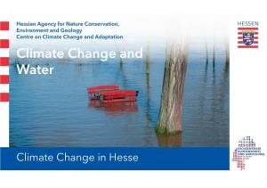 Climate Change and Water