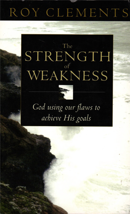 Of Weakness Roy Clements