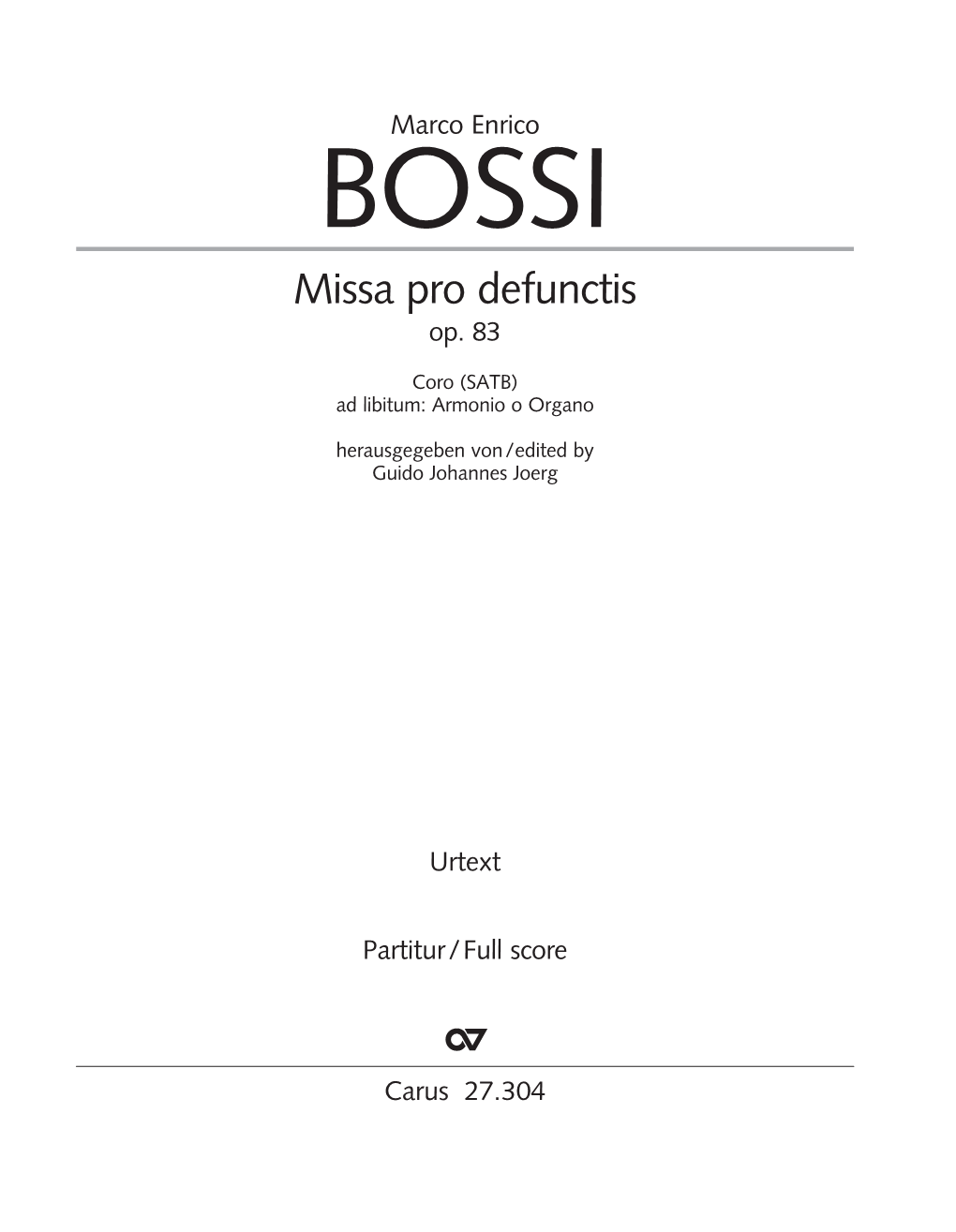 Missa Pro Defunctis Op