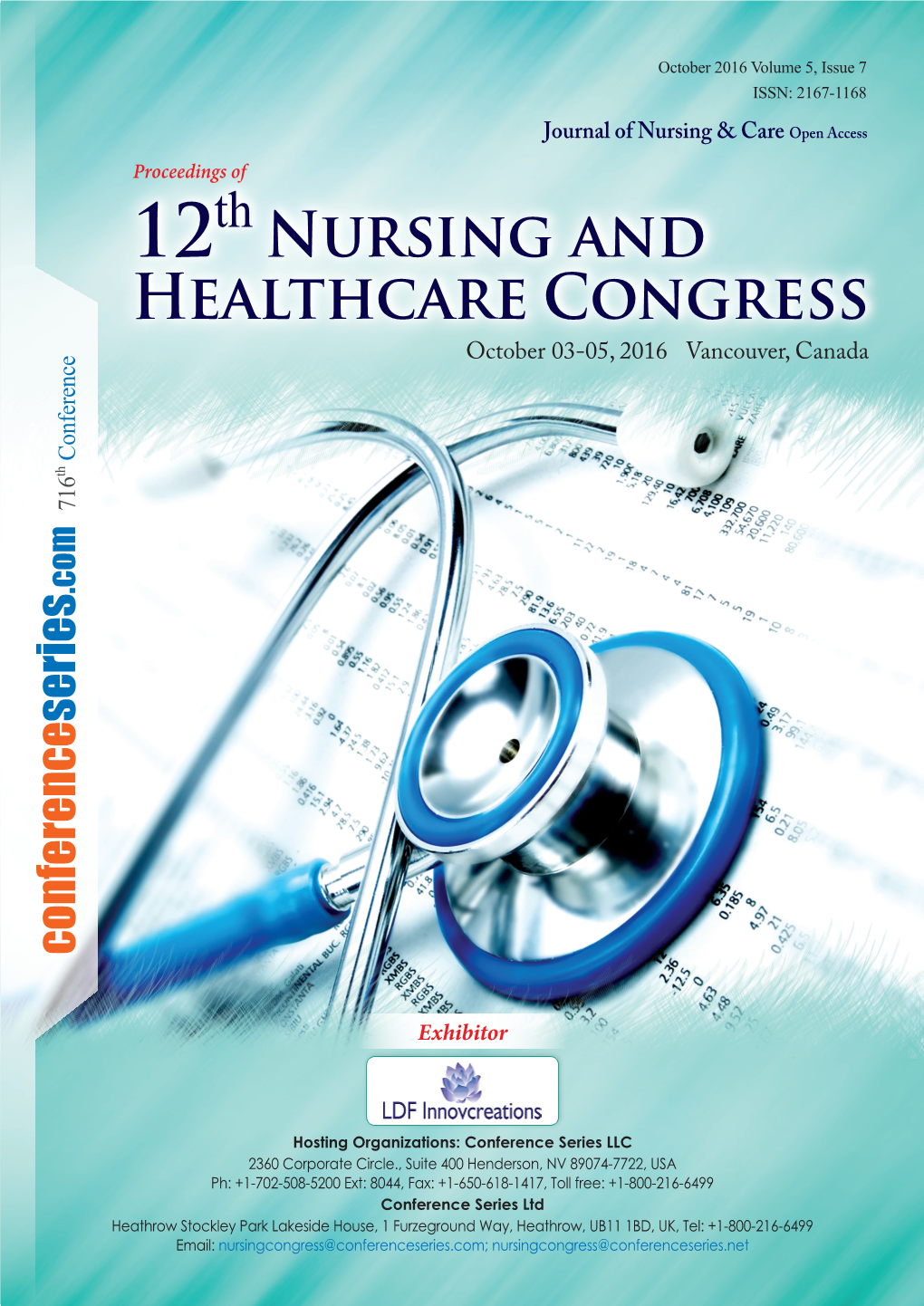 Nursing and Healthcare Congress October 03-05, 2016 Vancouver, Canada