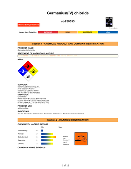 Germanium(IV) Chloride