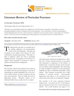 Navicular Fractures Literal Review