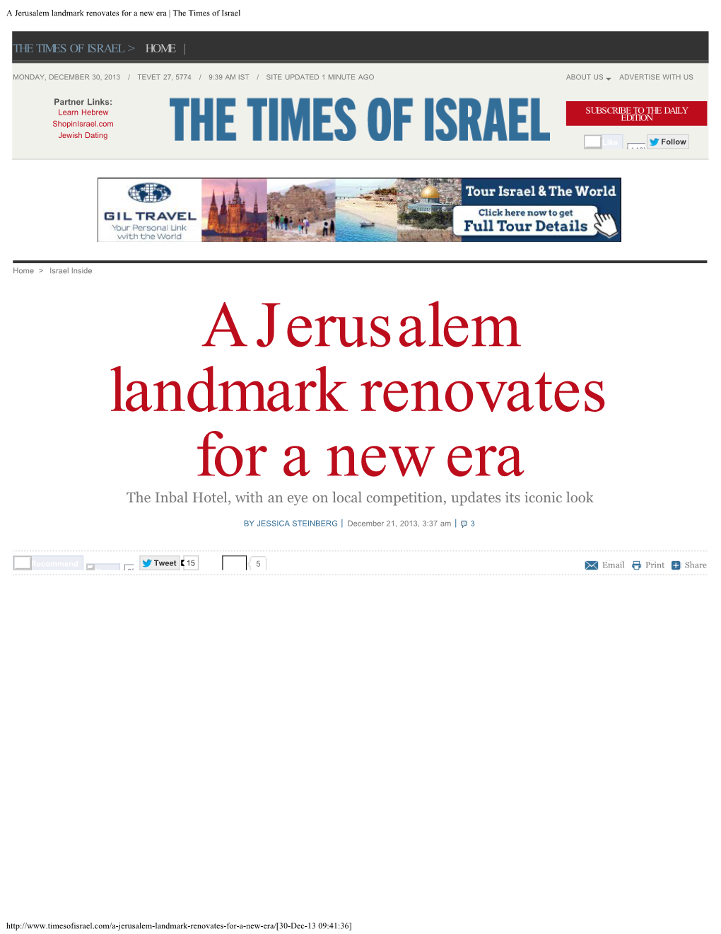 The Times of Israel