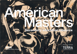 American Masters Secondary Education Resource