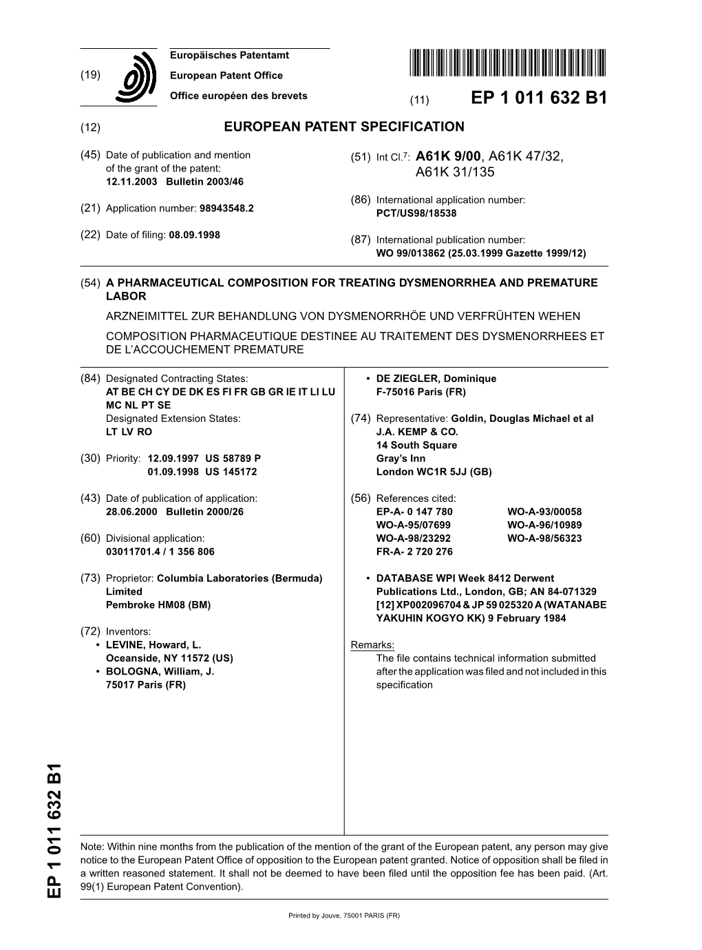 A Pharmaceutical Composition for Treating