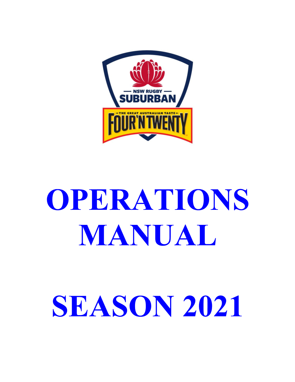 Operations Manual Season 2021