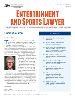 Entertainment and Sports Lawyer