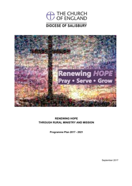Renewing Hope Through Rural Ministry and Mission