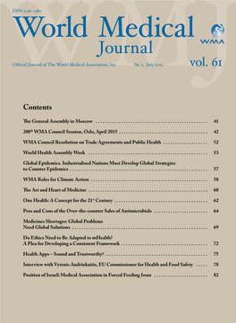 Journal Official Journal of the World Medical Association, Inc