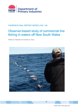 Observer-Based Study of Commercial Line Fishing in Waters Off New South Wales