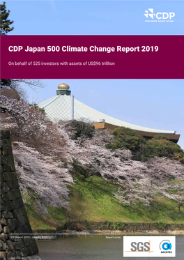 CDP Japan 500 Climate Change Report 2019