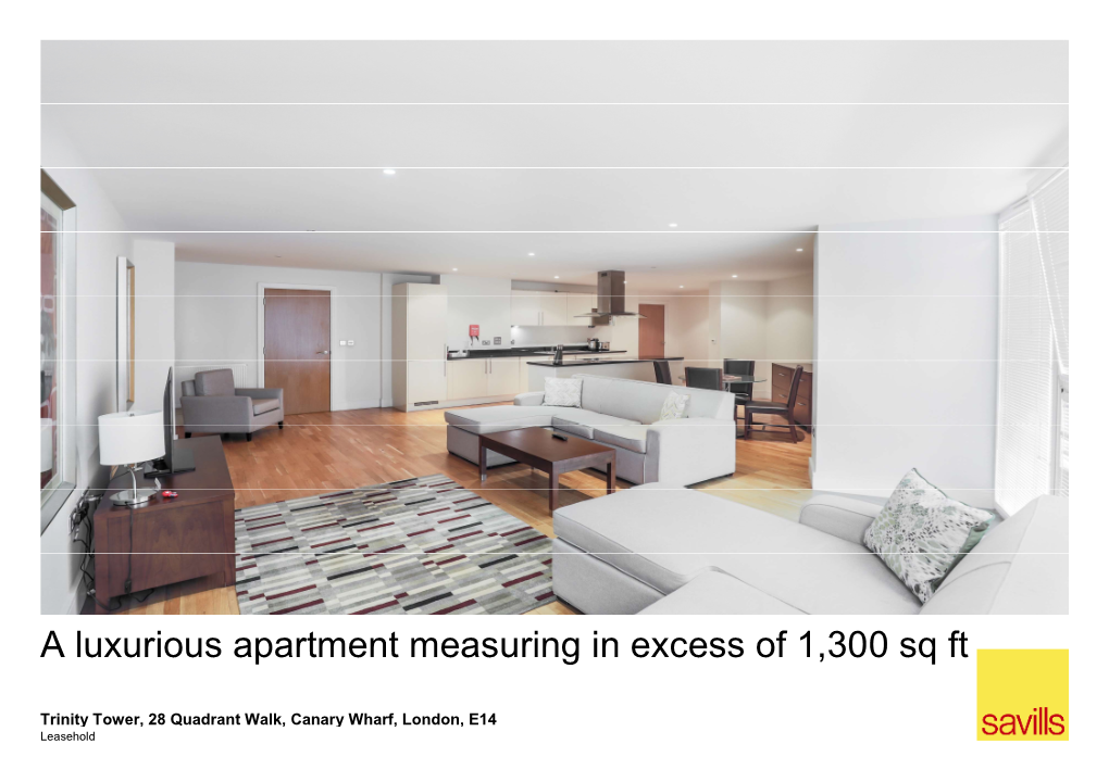 A Luxurious Apartment Measuring in Excess of 1,300 Sq Ft