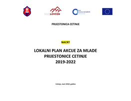 Lokalni Plan Akcije Za Mlade Prijestonice Cetinje 2019-2022