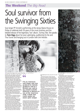 The Weekend the Big Read Soul Survivor from the Swinging Sixties