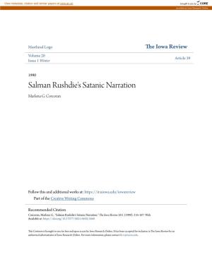 Salman Rushdie's Satanic Narration Marlena G