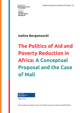 The Politics of Aid and Poverty Reduction in Africa: a Conceptual Proposal and the Case of Mali