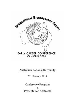 Australian National University Conference Program