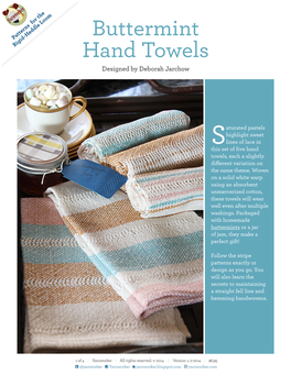 Buttermint Hand Towels