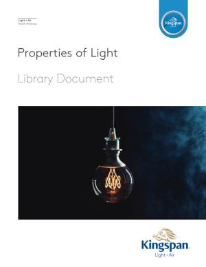Properties of Light Library Document