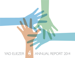 Yad Eliezer ANNUAL REPORT 2014 Together