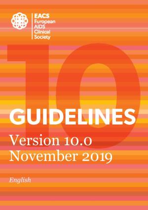 EACS Guidelines Version 10.0, November 2019