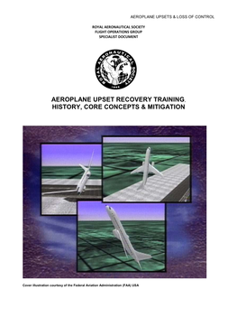 Royal Aeronautical Society Upset Recovery Training Master Paper
