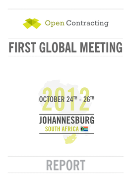 Report October 2012 Johannesburg, South Africa