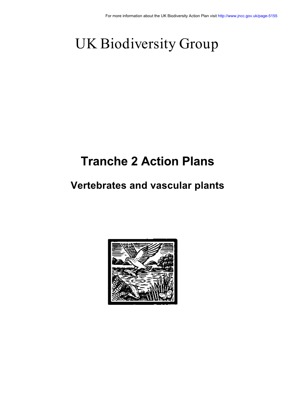 Tranche 2 Action Plans