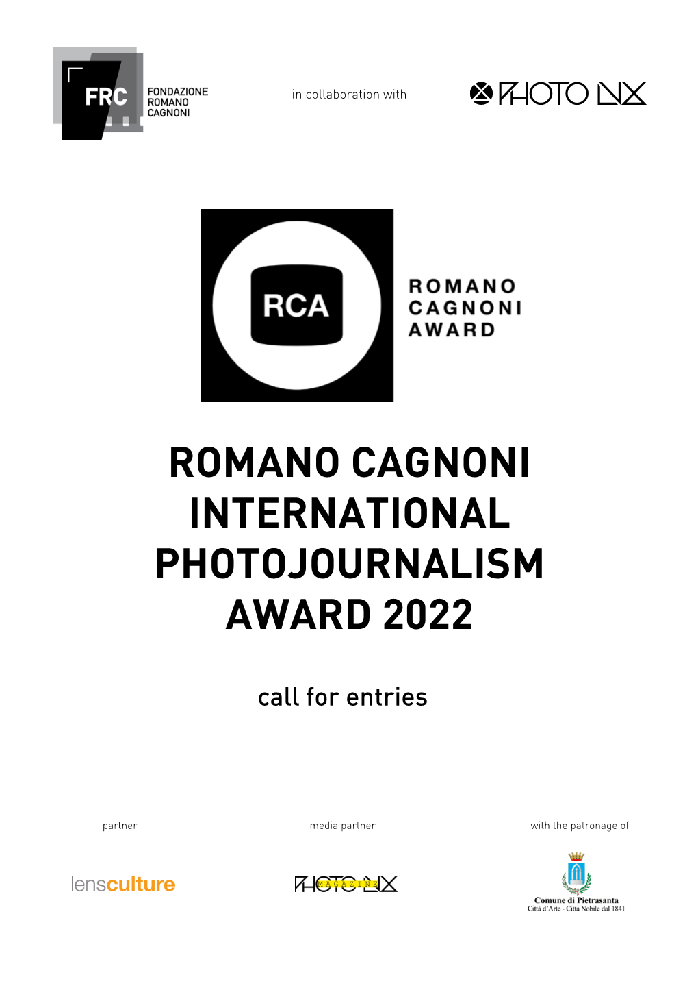 Romano Cagnoni International Photojournalism Award 2022