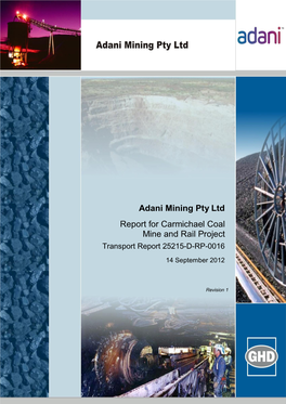Adani Mining Pty Ltd Report for Carmichael Coal Mine and Rail Project Transport Report 25215-D-RP-0016
