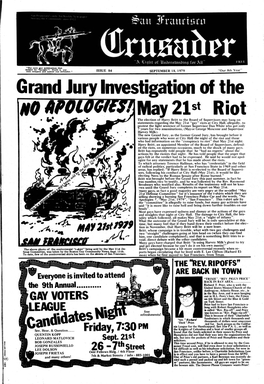 Grand Jury Investigation of the May 21St Riot