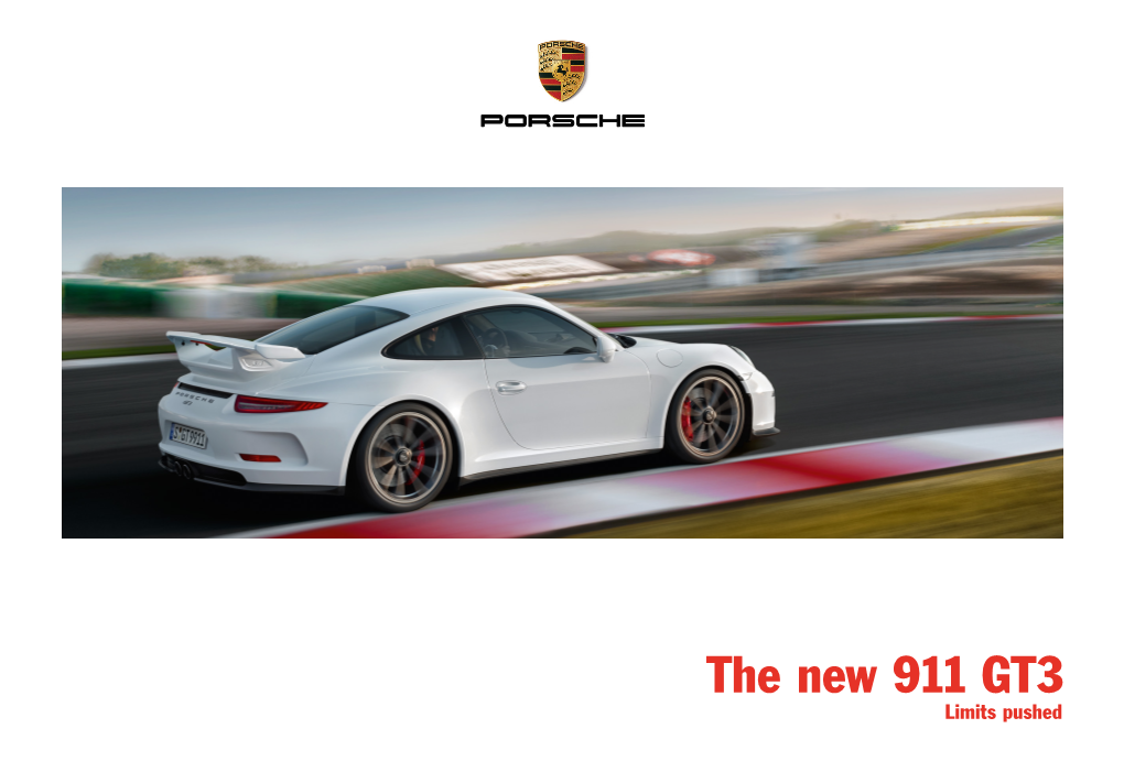 The New 911 GT3 Limits Pushed