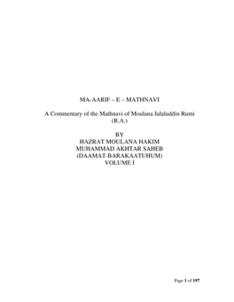 (Ra) by Hazrat Moulana Hakim Muhammad Akht