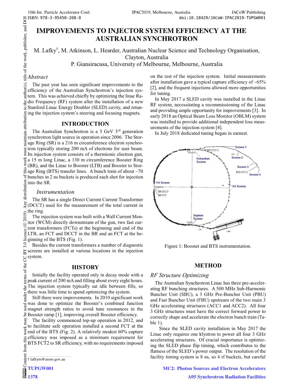 Improvements to Injector System Efficiency at the Australian Synchrotron