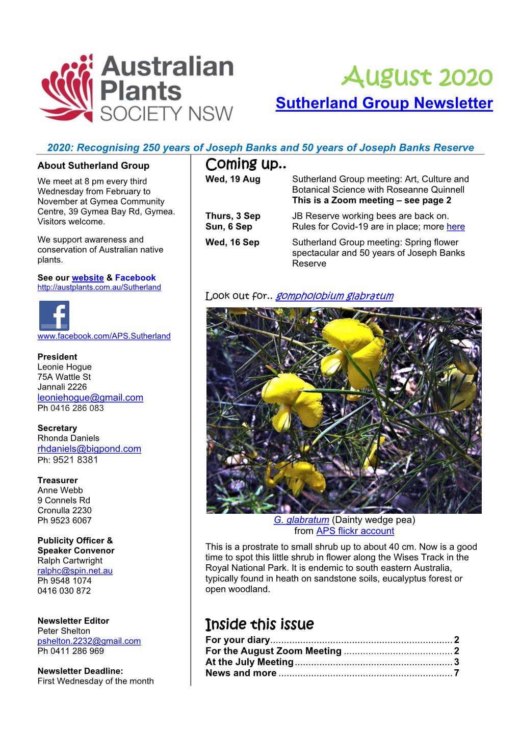 August 2020 Sutherland Group Newsletter