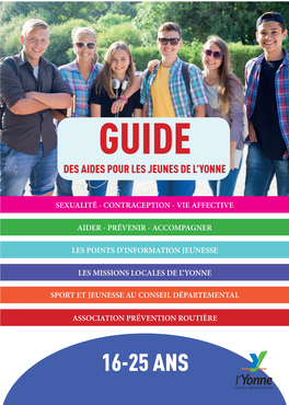 Guide Des Aides Pour Les Jeunes De L'yonne