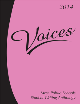 Voices 2014 Anthology