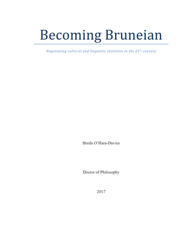 Becoming Bruneian