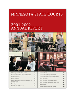 Minnesota State Courts 2001-2002 Annual Report