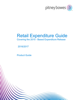 UK Retail Expenditure V2016-2017 Product Guide